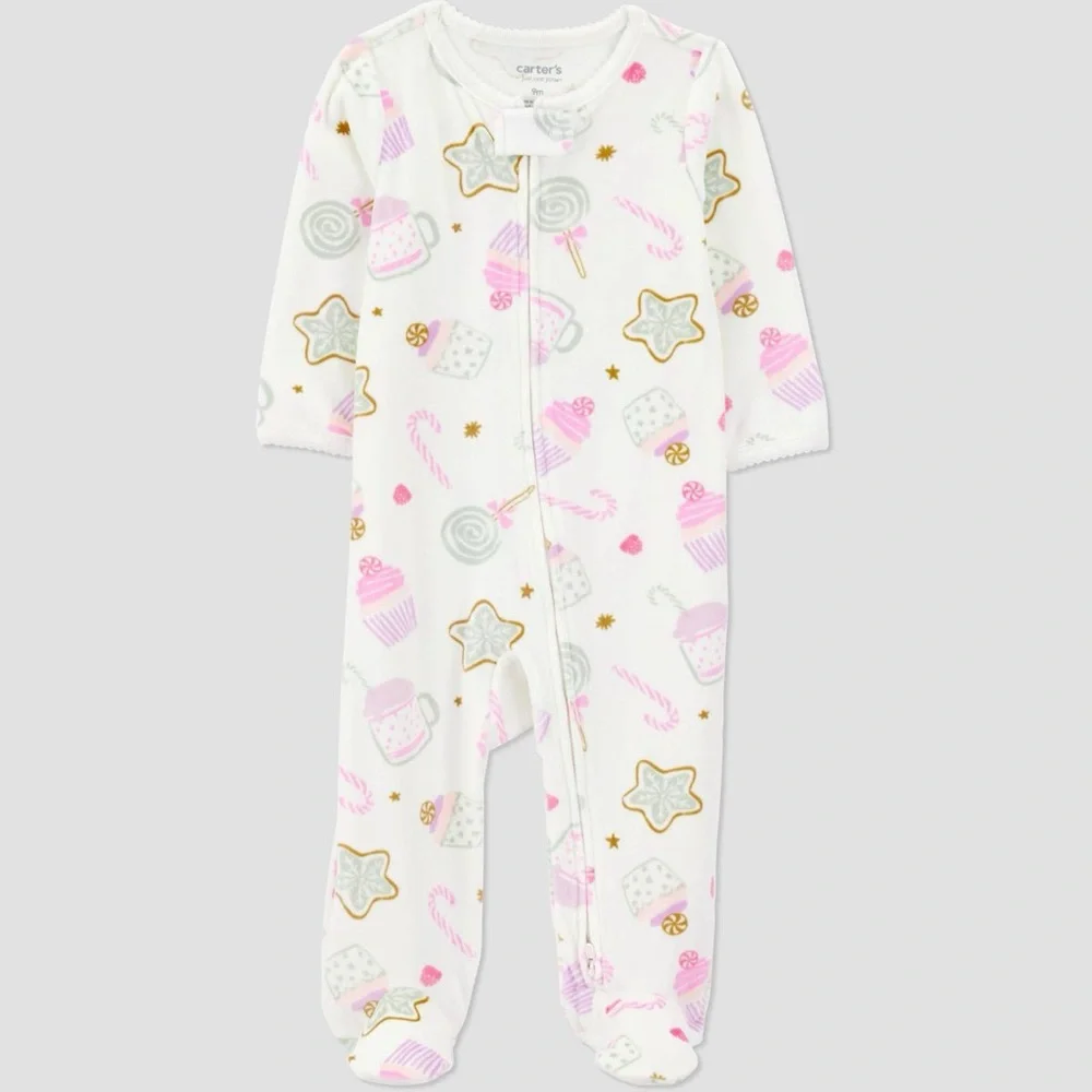 Carter's Just One You® Baby Girls' Sweet Treats Sleep N' Play - Pink/Ivory